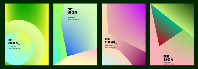 Obraz premium abstract gradient background design for poster, banner, background, template, flyer, brochure, advertisement, etc