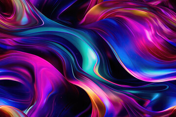 Nahtlos wiederholendes Muster - Textur von abstrakten leuchtenden Neon Lichter