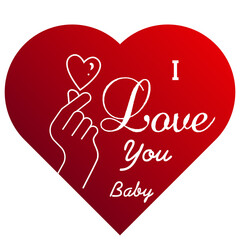 I love you baby