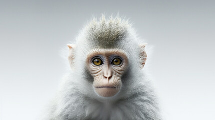 Fototapeta premium close up of a monkey HD 8K wallpaper Stock Photographic Image