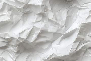 Nahtlos wiederholendes Muster - Textur von zerknüllten weißem dünnen Papier