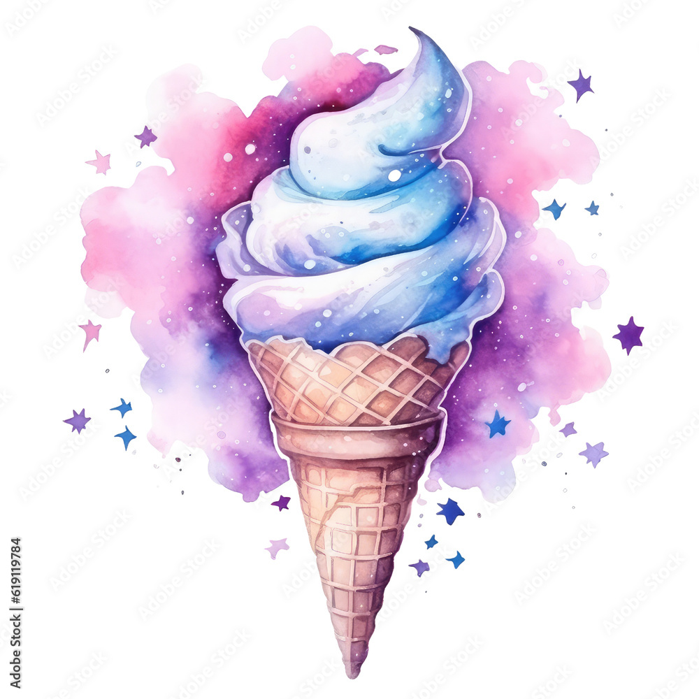 Wall mural ice cream cone