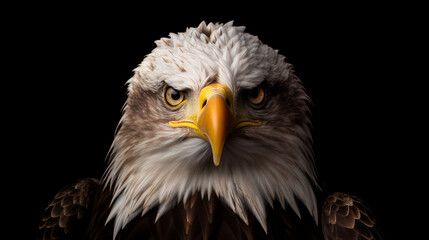 portrait of a eagle HD 8K wallpaper Stock Photographic Image