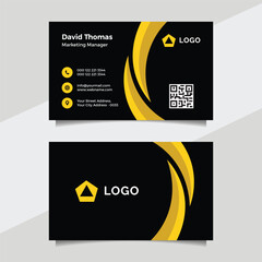 Modern corporate business card design