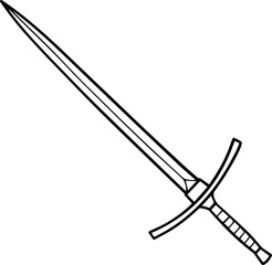 Fototapeta premium sword illustraion.