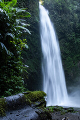 Waterfall in a Tropical Jungle - Bali, Indonesia