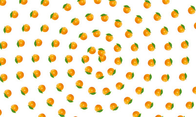 orange fruit pattern for background or textures