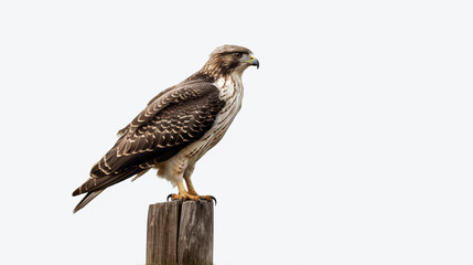 eagle on white background HD 8K wallpaper Stock Photographic Image
