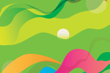 abstract colorful background with waves
