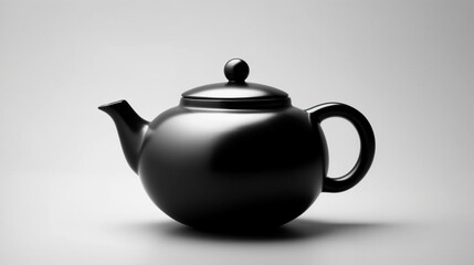 teapot on black HD 8K wallpaper Stock Photographic Image