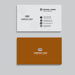 creative business card and name card,horizontal simple clean template vector design