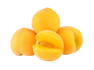 Peach on transparent png