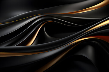 black background graphic Generative AI