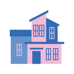 modern cityscape downtown abstract design