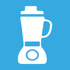 Kitchen blender icon vector design template in white background