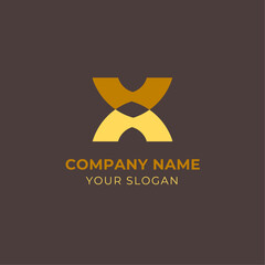 logo for business, letter x, abstract.