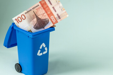 Withdrawal of cash from the banking system in Norway, Reducing the amount of banknotes on the...