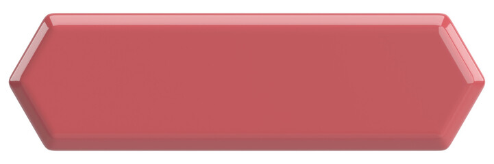 3D button. Empty button. 3D illustration.