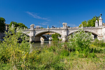 Fototapeta premium Le pont Sant'Angelo à rome