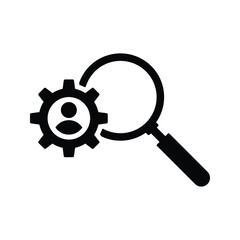 Seo expert finding icon.