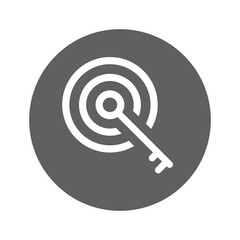 Target key icon.