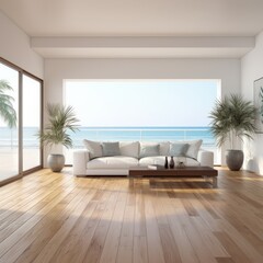 Fototapeta premium luxury mediterranean villa in summer. Concept of luxury and mediterranean living