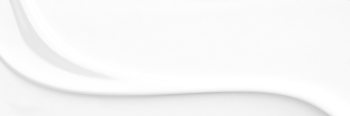 White gray satin texture that is white silver fabric silk panorama background with beautiful soft blur pattern natural.