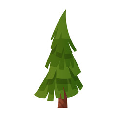 Fototapeta premium Camping nature tree. Active recreation, tourists, summer vacation. Traveler camp at nature trees. Hiking, travel activity. Vector