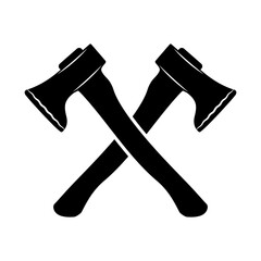 axe icon vector logo template