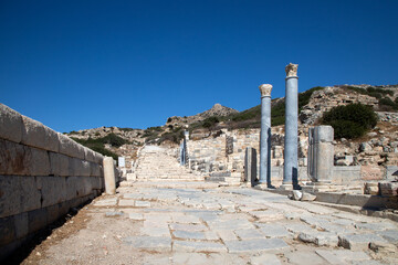 The ancient city of Knidos is in the Datca district of Muğla
