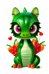 Fototapeta premium foodmade style dragon, generative ai