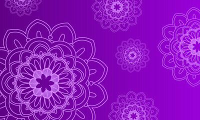 Mandala background vector ornament  floral symbol.