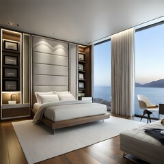modern bed room