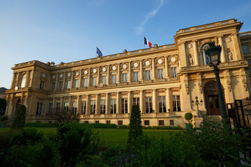 The French Ministry of Foreign Affairs is located on the Quai d'Orsay in Paris. - 619166539