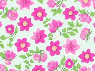 Patr&oacute;n de flores dibujadas a mano