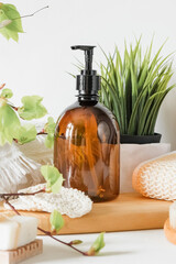 Sustainable cosmetics,Natural organic cosmetics,cosmetic product research,organic skin care flat lay eusable discs, handmade,recycling,zero waste,eco,organic care cosmetics,beauty box,eco friendly