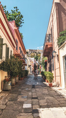 rue Athènes Grèce soleil vacances