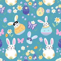 easter seamless pattern