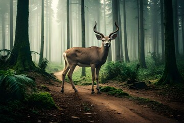 kudu in the forest