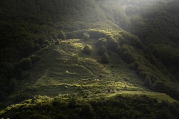 somiedo al atardecer