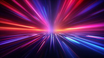 Obraz premium abstract speed motion lines on the dark background.