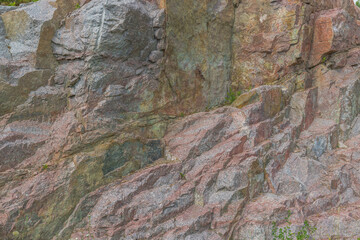 Beautiful view of texture of mountain.