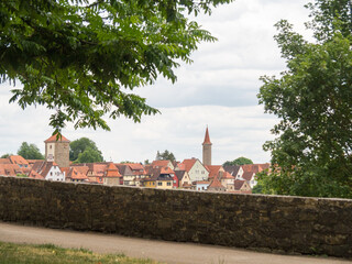 View of Rothenburg ob der Tauber, Bavaria, Germany