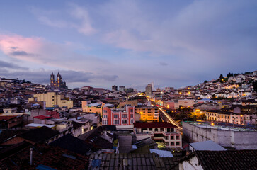 Quito al atardecer