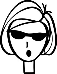 Women Cartoon Vector Illustration