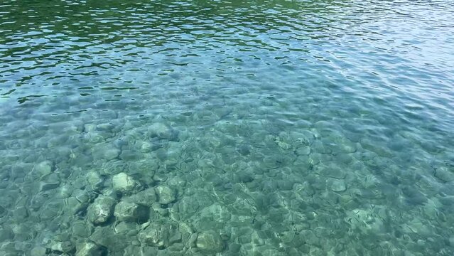 Water clear surface.