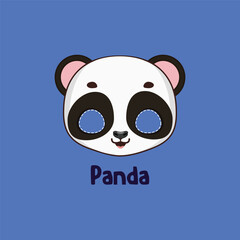 Panda mask for costume party, Halloween, various festivities
