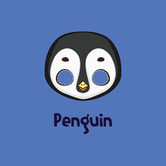 Penguin mask for costume party, Halloween, various festivities