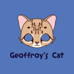Geoffroy's cat mask for costume party, Halloween, various festivities