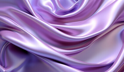 Luminous Elegance: Light Silk Wave